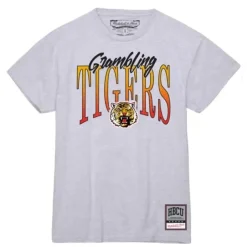Apparel Mitchell & Ness T-Shirts & Tops-Women'S Script Arc Tee Grambling State University