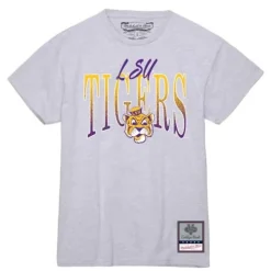 Apparel Mitchell & Ness T-Shirts & Tops-Women'S Script Arc Tee Louisiana State University