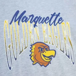 Apparel Mitchell & Ness T-Shirts & Tops-Women'S Script Arc Tee Marquette University
