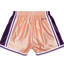 Apparel Mitchell & Ness Shorts-Womens 75Th Anniversary Rose Gold Shorts Los Angeles Lakers