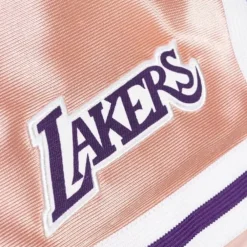 Apparel Mitchell & Ness Shorts-Womens 75Th Anniversary Rose Gold Shorts Los Angeles Lakers