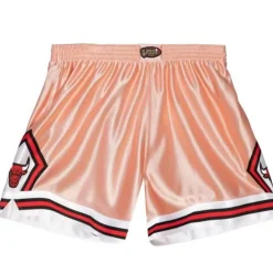 Apparel Mitchell & Ness Shorts-Womens 75Th Anniversary Rose Gold Shorts Chicago Bulls