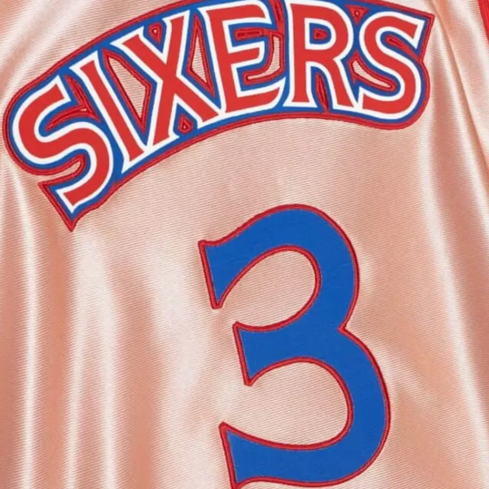 Jerseys Mitchell & Ness -Womens 75Th Anniversary Rose Gold Swingman Allen Iverson Philadelphia 76Ers 1996-97 Jersey