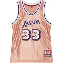 Jerseys Mitchell & Ness -Women'S 75Th Rose Gold Swingman Kareem Abdul-Jabbar Los Angeles Lakers 1983 Jersey