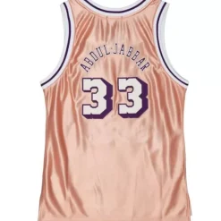 Jerseys Mitchell & Ness -Women'S 75Th Rose Gold Swingman Kareem Abdul-Jabbar Los Angeles Lakers 1983 Jersey