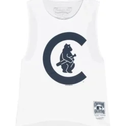 Apparel Mitchell & Ness T-Shirts & Tops-Womens Tonal Logo Story Tank Chicago Cubs