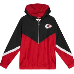 Apparel Mitchell & Ness Jackets & Outerwear-Womens Windbreaker 3.0 Kansas City Chiefs