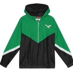 Apparel Mitchell & Ness Jackets & Outerwear-Womens Windbreaker 3.0 Philadelphia Eagles