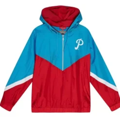 Apparel Mitchell & Ness Jackets & Outerwear-Womens Windbreaker 3.0 Philadelphia Phillies