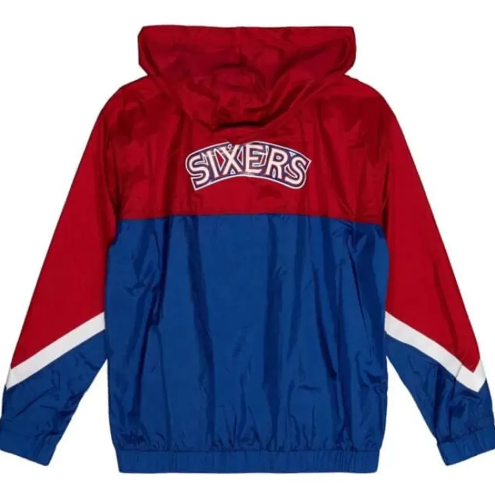 Apparel Mitchell & Ness Jackets & Outerwear-Womens Windbreaker 3.0 Philadelphia 76Ers