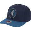 Headwear Mitchell & Ness -Wool 2 Tone Redline Snapback Minnesota Timberwolves