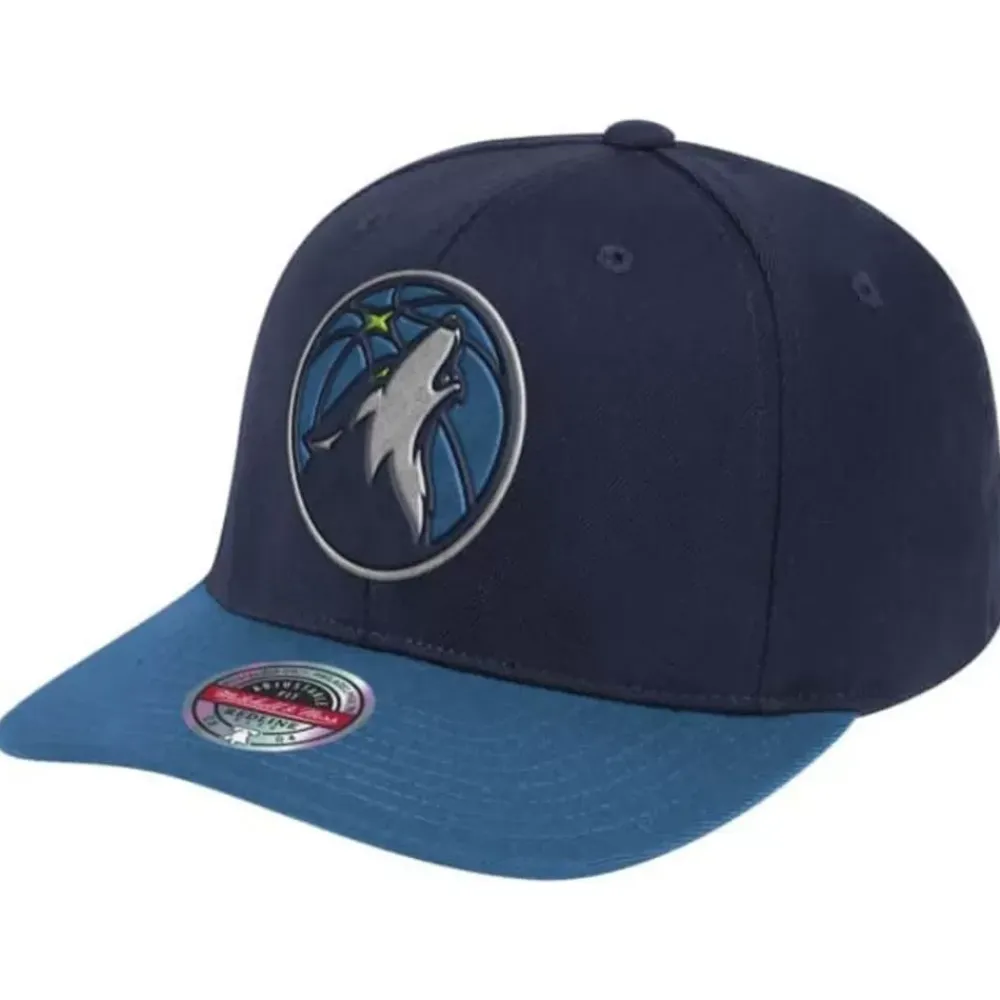 Headwear Mitchell & Ness -Wool 2 Tone Redline Snapback Minnesota Timberwolves