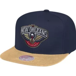 Headwear Mitchell & Ness -Wool 2 Tone Snapback New Orleans Pelicans