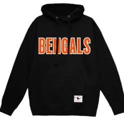 Apparel Mitchell & Ness Hoodies & Sweatshirts-Wordmark 1 Hoodie Cincinnati Bengals