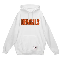Apparel Mitchell & Ness Hoodies & Sweatshirts-Wordmark 1 Hoodie Cincinnati Bengals