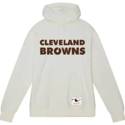 Apparel Mitchell & Ness Hoodies & Sweatshirts-Wordmark 1 Hoodie Cleveland Browns