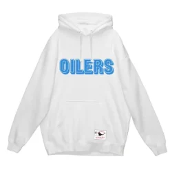 Apparel Mitchell & Ness Hoodies & Sweatshirts-Wordmark 1 Hoodie Houston Oilers