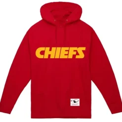 Apparel Mitchell & Ness Hoodies & Sweatshirts-Wordmark 1 Hoodie Kansas City Chiefs