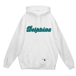 Apparel Mitchell & Ness Hoodies & Sweatshirts-Wordmark 1 Hoodie Miami Dolphins