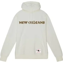 Apparel Mitchell & Ness Hoodies & Sweatshirts-Wordmark 1 Hoodie New Orleans Saints