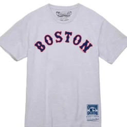 Apparel Mitchell & Ness T-Shirts & Tops-Wordmark 1 Tee Boston Red Sox