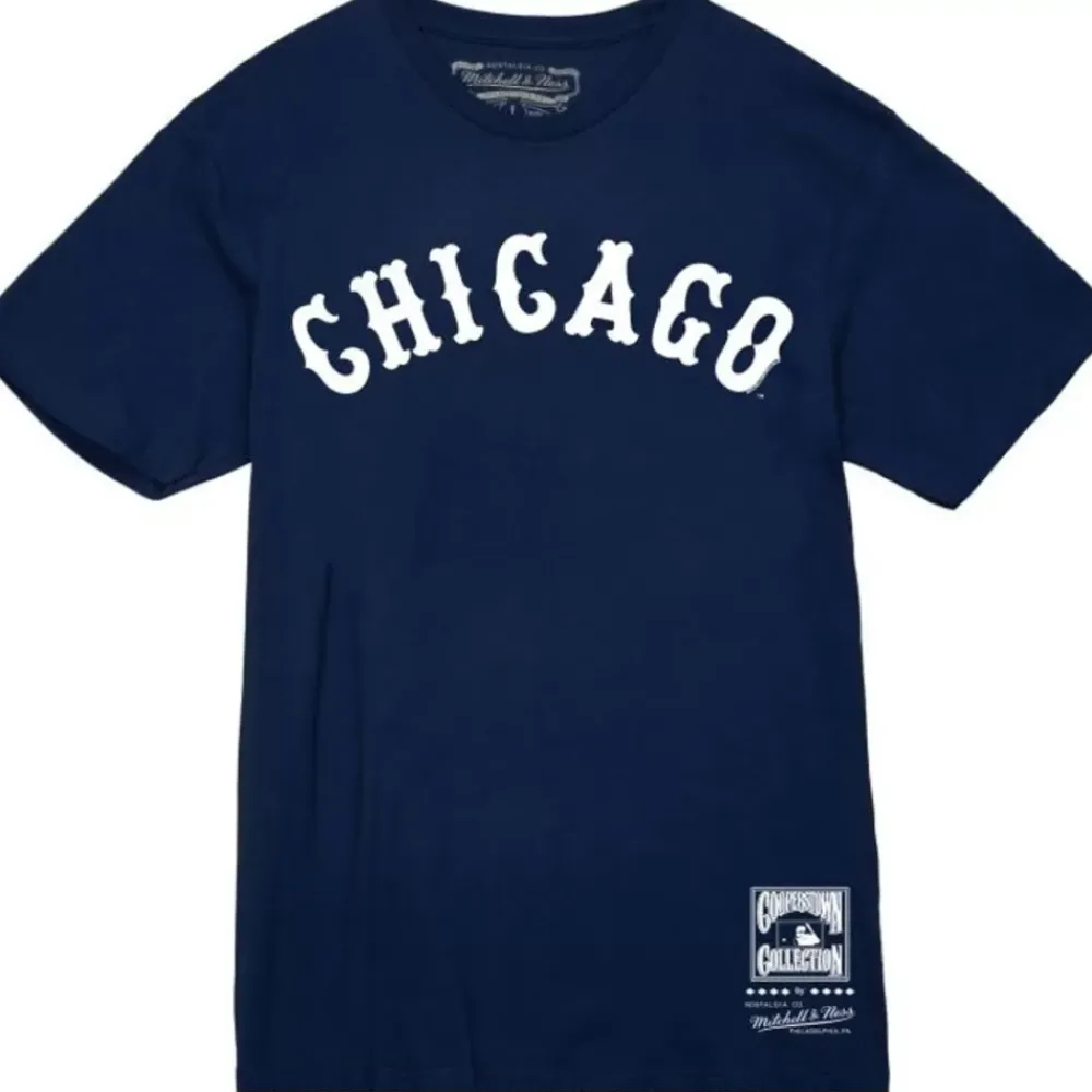 Apparel Mitchell & Ness T-Shirts & Tops-Wordmark 2 Tee Chicago White Sox