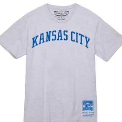 Apparel Mitchell & Ness T-Shirts & Tops-Wordmark 1 Tee Kansas City Royals