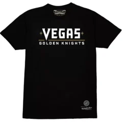 Apparel Mitchell & Ness T-Shirts & Tops-Wordmark 1 Tee Vegas Golden Knights