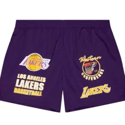 Apparel Mitchell & Ness Shorts-Woven Shorts Los Angeles Lakers
