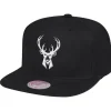 Headwear Mitchell & Ness -Xl Bwg Snapback Milwaukee Bucks