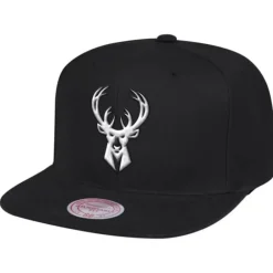 Headwear Mitchell & Ness -Xl Bwg Snapback Milwaukee Bucks