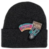Headwear Mitchell & Ness -Xl Logo Patch Knit Hwc San Antonio Spurs